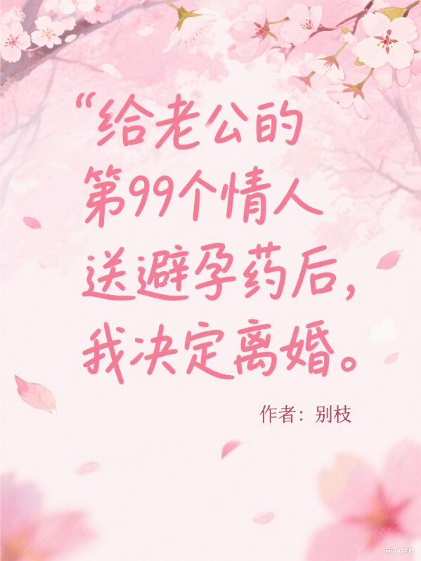給老公的第99個情人送避孕藥後，我決定離婚