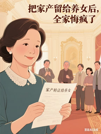把家產留給養女後，全家悔瘋了