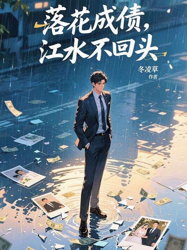 落花成債，江水不回頭