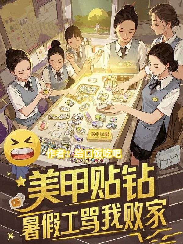 美甲貼鑽，暑假工罵我敗家