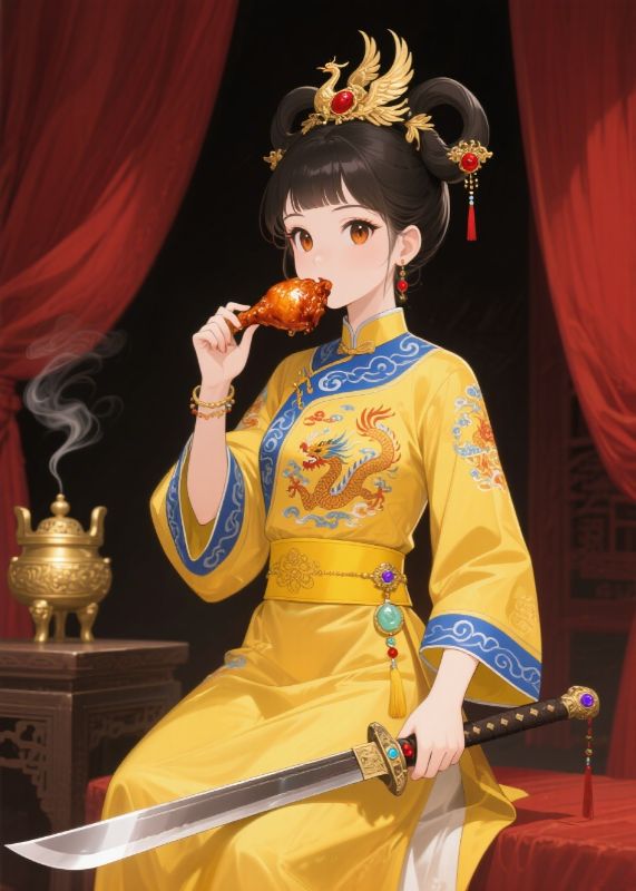 我靠搶飯，當上了開國皇後