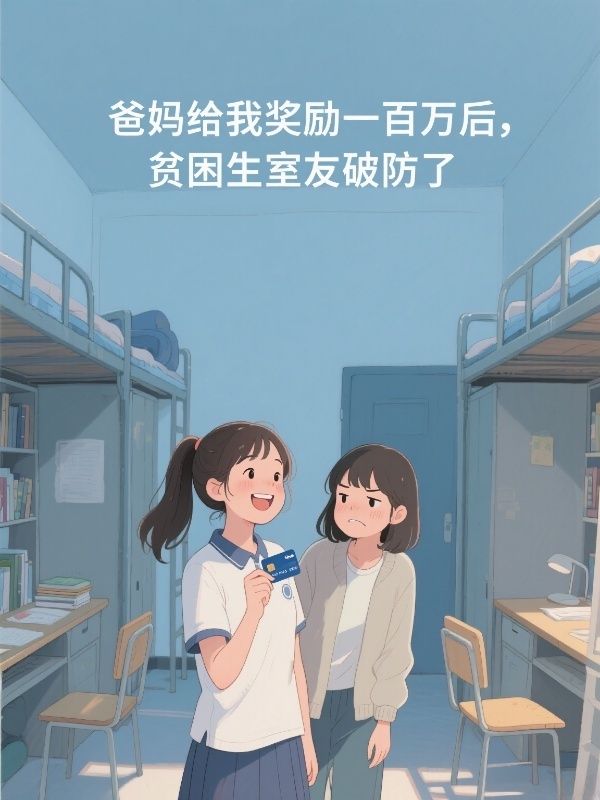 爸媽給我獎勵一百萬後，貧困生室友破防了
