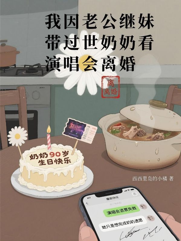 我因老公繼妹帶過世奶奶看演唱會離婚