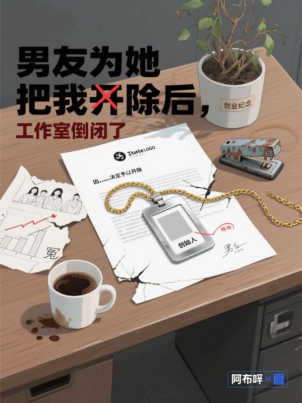 男友為她把我開除後，工作室倒閉了