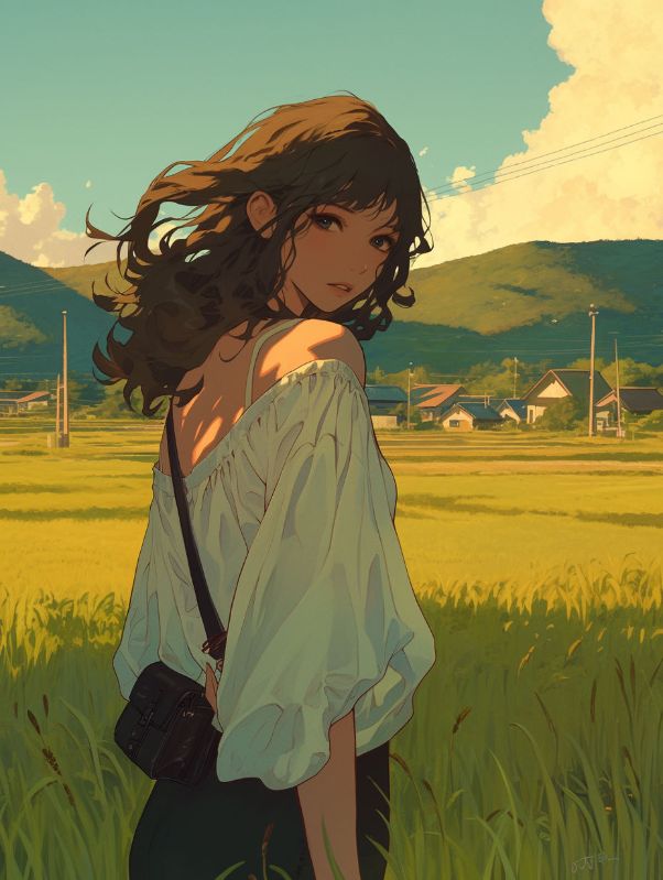 星星化作流星閃過