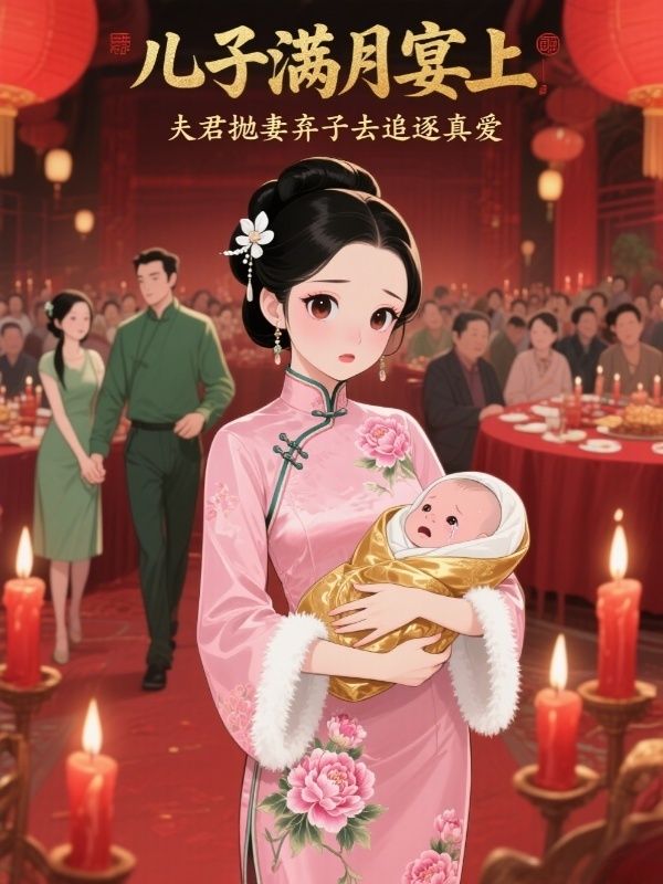 兒子滿月宴上，夫君拋妻棄子去追逐真愛