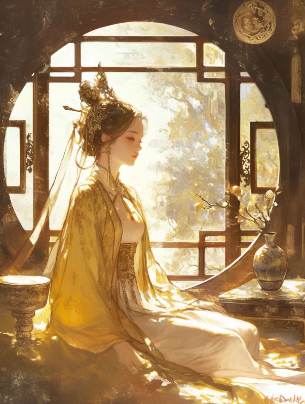 桐花凋敗冬雪覆