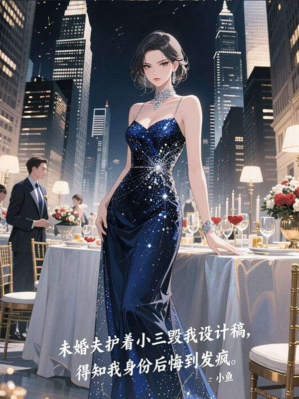 未婚夫護著小三毀我設計稿，得知我身份後悔到發瘋