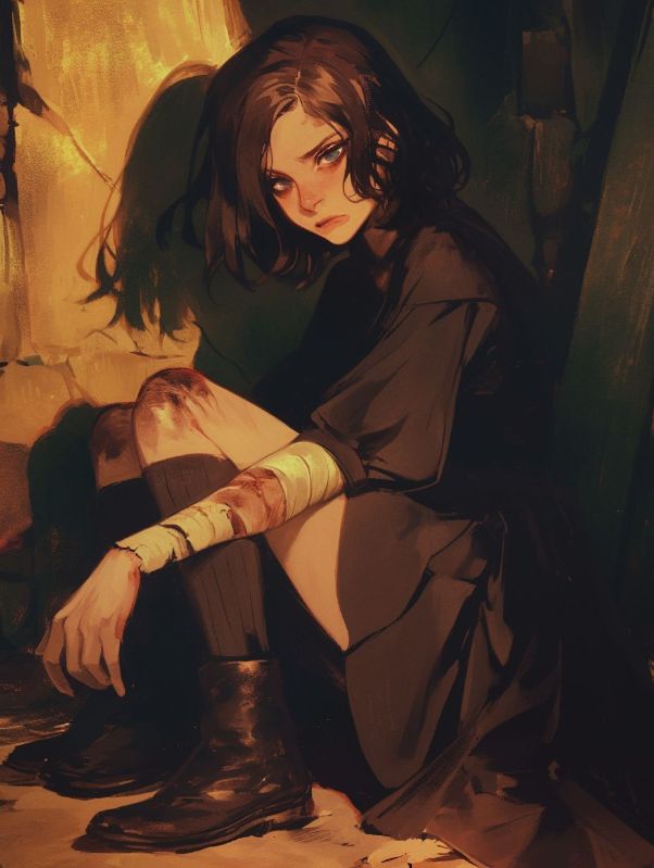 妹妹分不清大小，把塑料刀換成砍刀刺進我的小腹