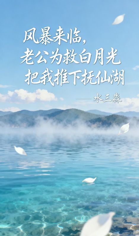 風暴來臨，老公為救白月光把我推下撫仙湖