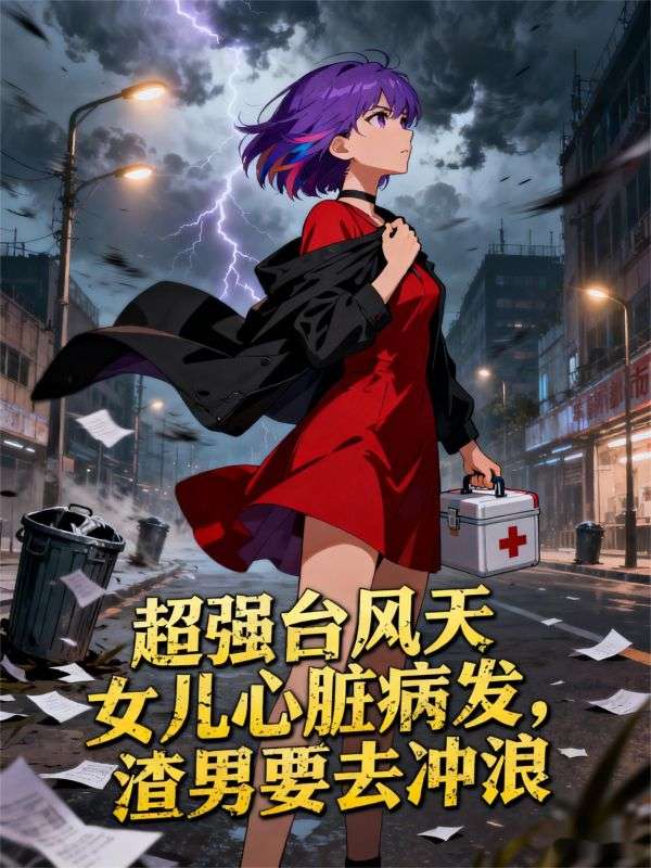 超強台風天女兒心臟病發，渣男要去衝浪