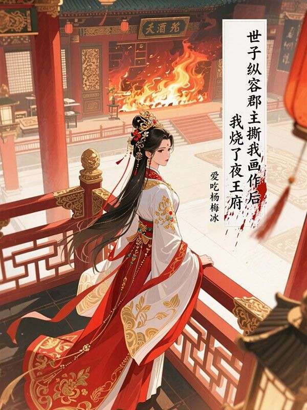 世子縱容郡主撕我畫作後，我燒了夜王府