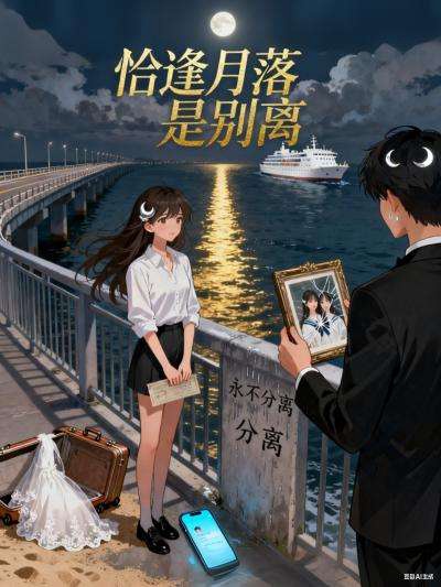 恰逢月落是別離