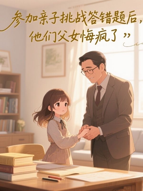 參加親子挑戰答錯題後，他們父女悔瘋了