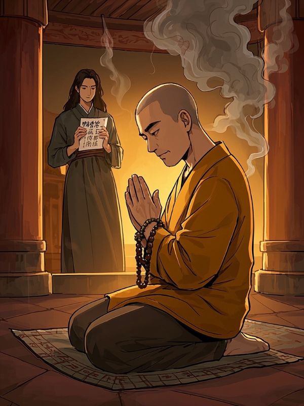 他不信鬼神，卻為她請遍神佛