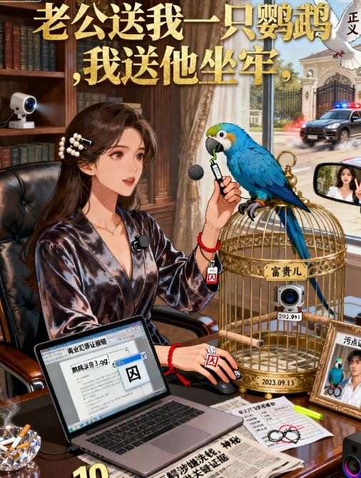 老公送我一隻鸚鵡，我送他坐牢