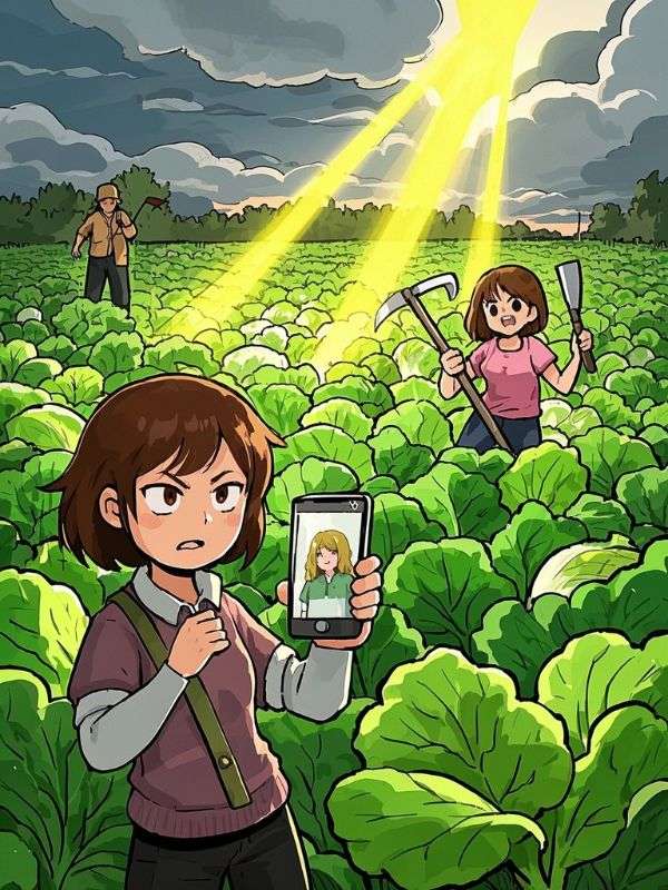 閨蜜挖我家白菜賺流量，卻埋了她自己