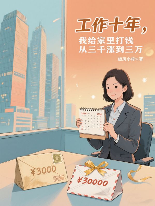 工作十年，我給家裏打錢從三千漲到三萬