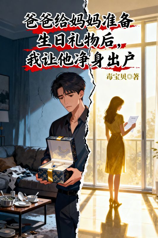 爸爸給媽媽準備生日禮物後，我讓他淨身出戶