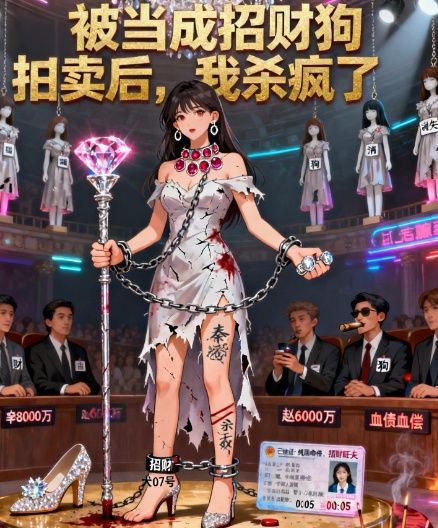 被當成招財狗拍賣後，我殺瘋了