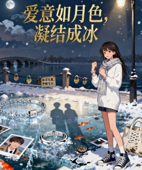 愛意如月色，凝結成冰