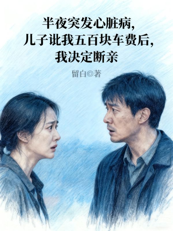 半夜突發心臟病，兒子訛我五百塊車費後，我決定斷親