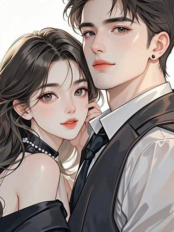 雙鵲枝間語意柔