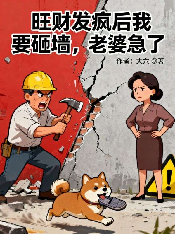 旺財發瘋後我要砸牆，老婆急了
