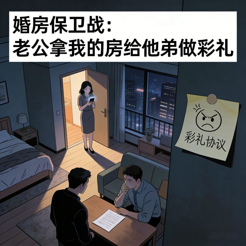 婚房保衛戰：老公拿我的房給他弟做彩禮