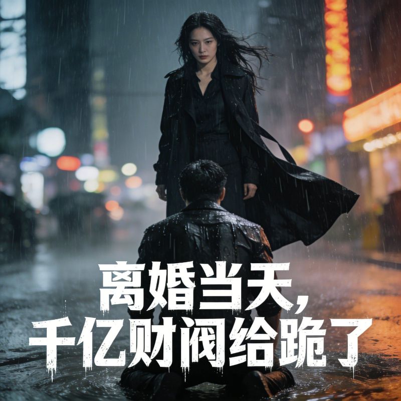 離婚當天，千億財閥給跪了