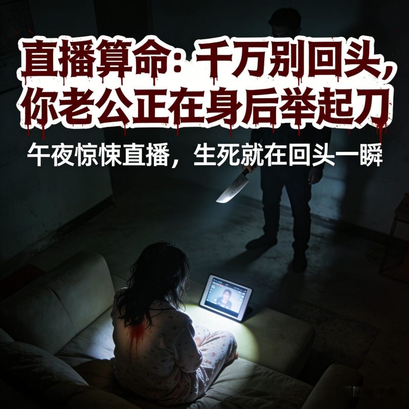 直播算命：千萬別回頭，你老公正在身後舉起刀