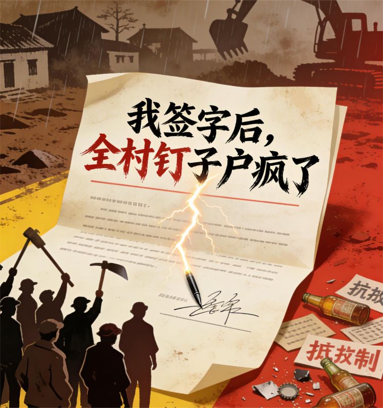 我簽字後，全村釘子戶瘋了