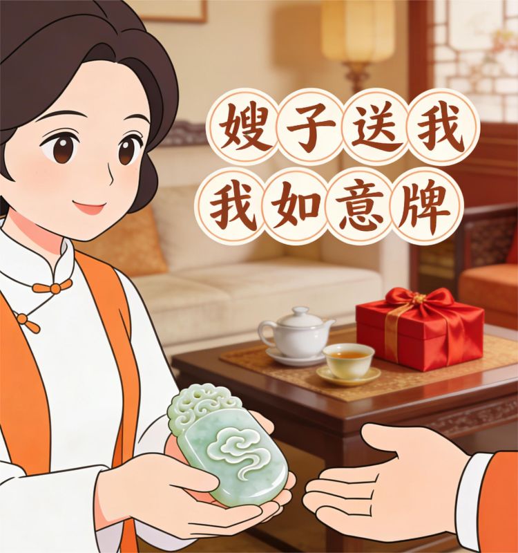 嫂子送我如意牌