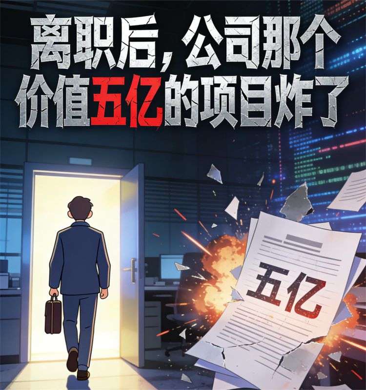 離職後，公司那個價值五億的項目炸了