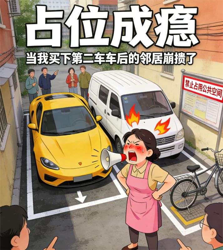 占位成癮：當我買下第二輛車後，鄰居崩潰了