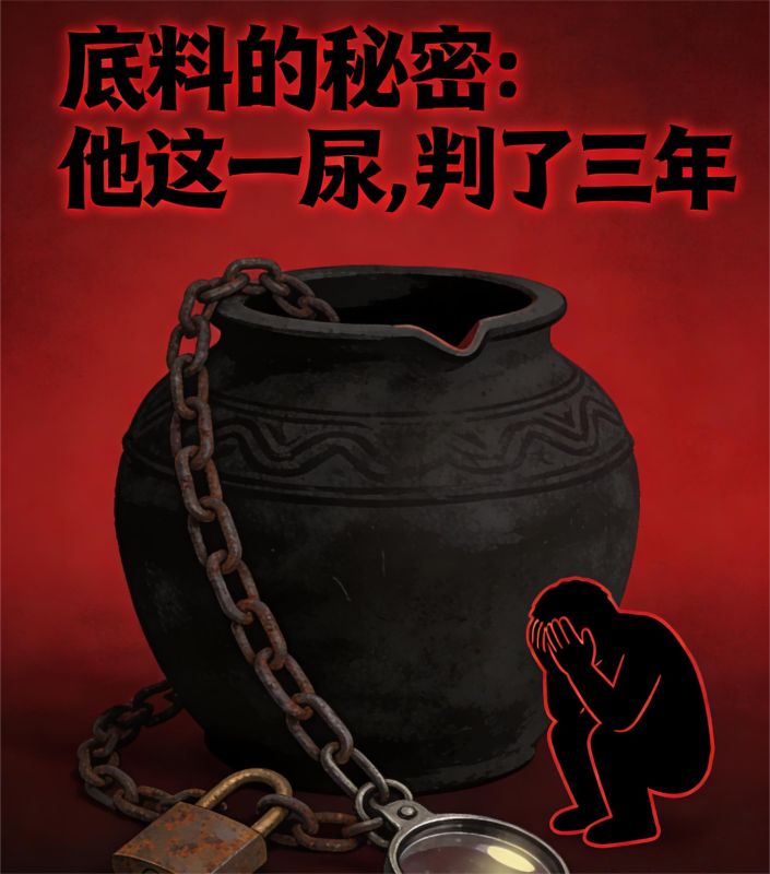 底料的秘密：他這一尿，判了三年