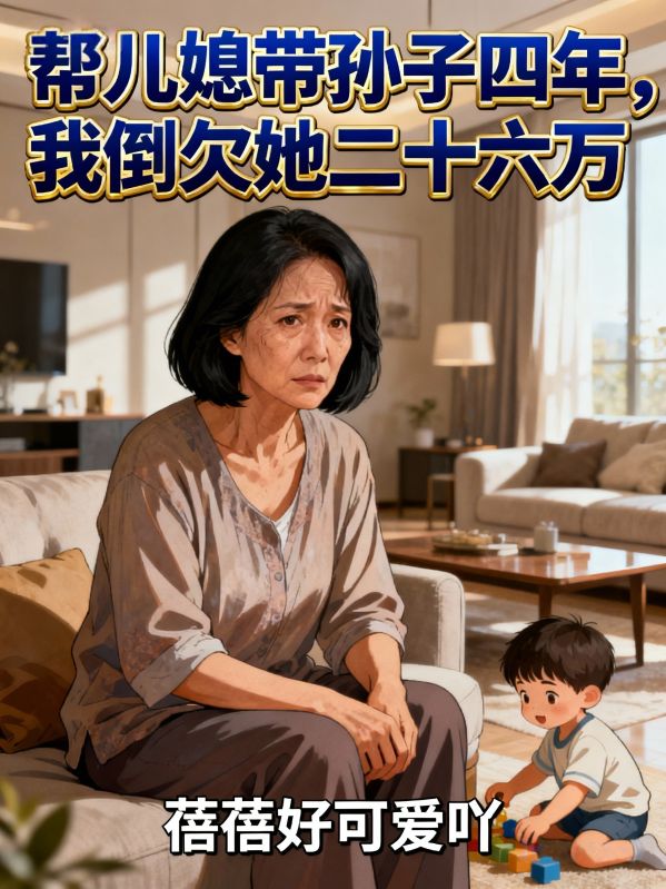 幫兒媳帶孫子四年，我倒欠她二十六萬