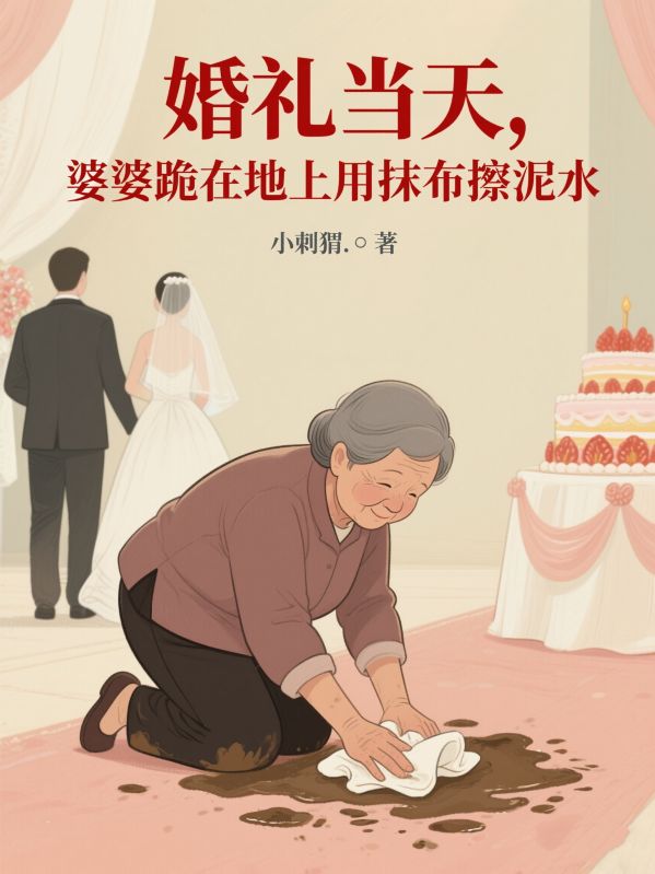 婚禮當天，婆婆跪在地上用抹布擦泥水