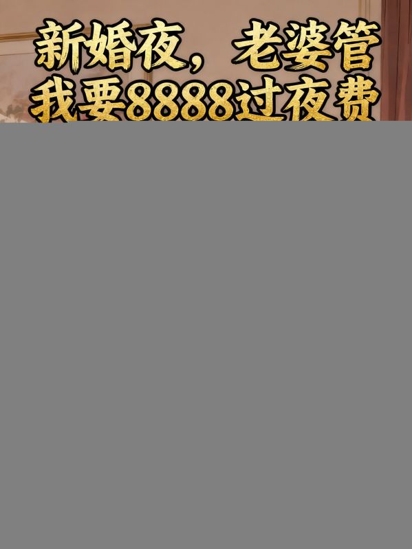 新婚夜，老婆管我要8888過夜費
