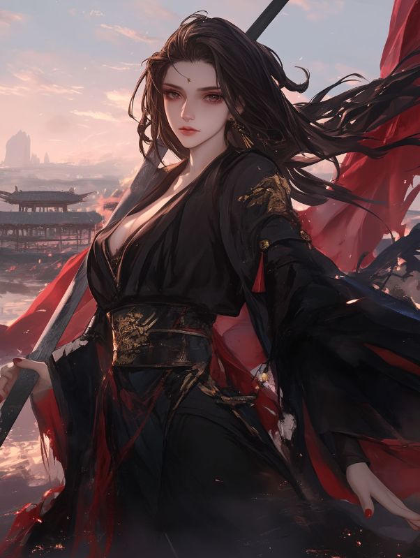 孤霜遮月秋風冷