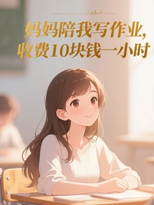 媽媽陪我寫作業，收費10塊錢一小時