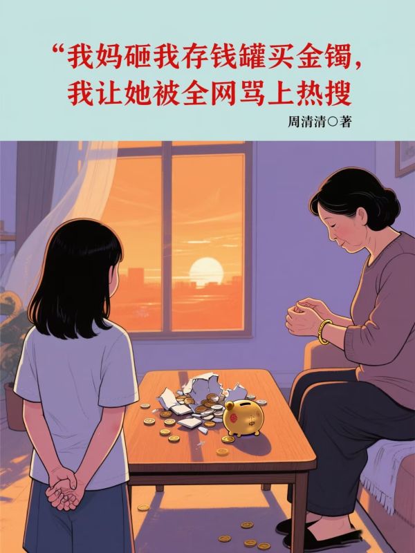 我媽砸我存錢罐買金鐲，我讓她被全網罵上熱搜