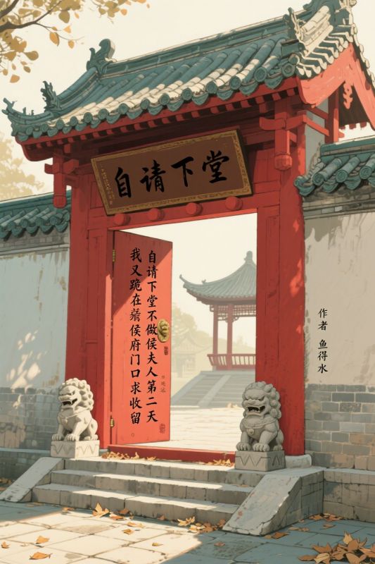 自請下堂不做侯夫人第二天，我又跪在侯府門口求收留