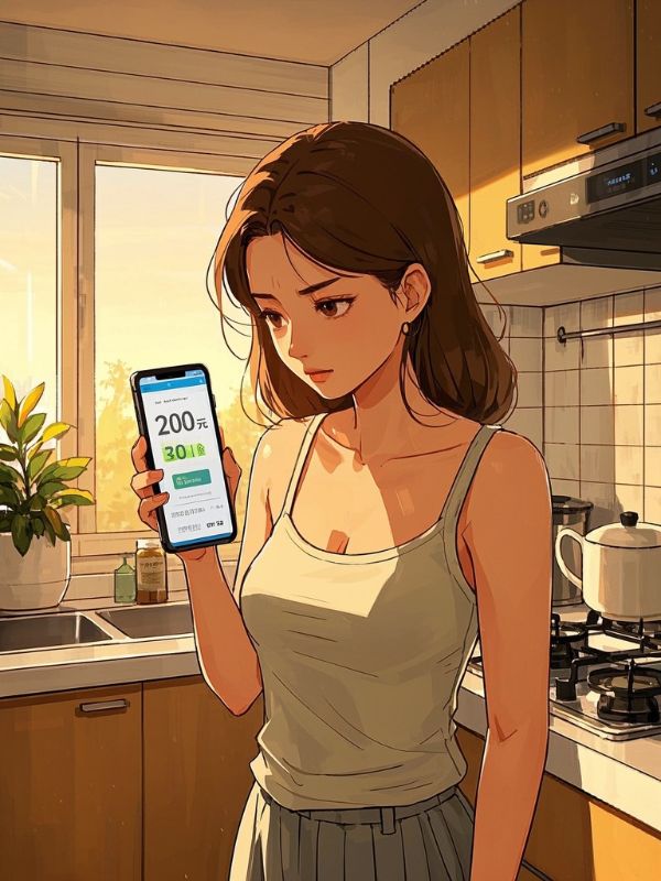 老公說要開源節流，一個月給我200生活費