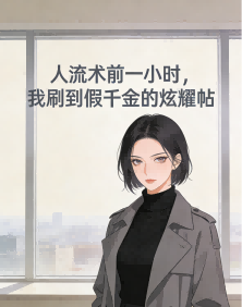人流術前一小時，我刷到假千金的炫耀帖    