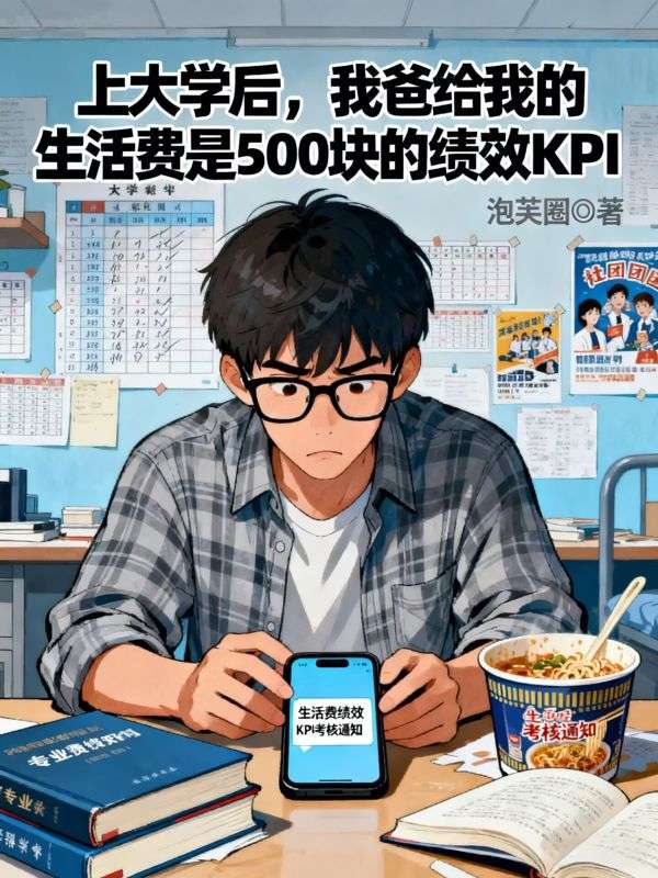 上大學後，我爸給我的生活費是500塊的績效KPI