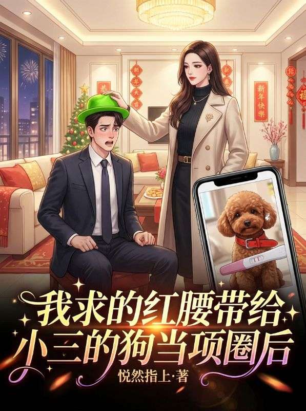 我求的紅腰帶給小三的狗當項圈後