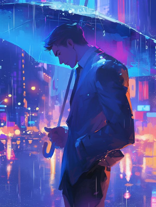 滿林花雨月明中