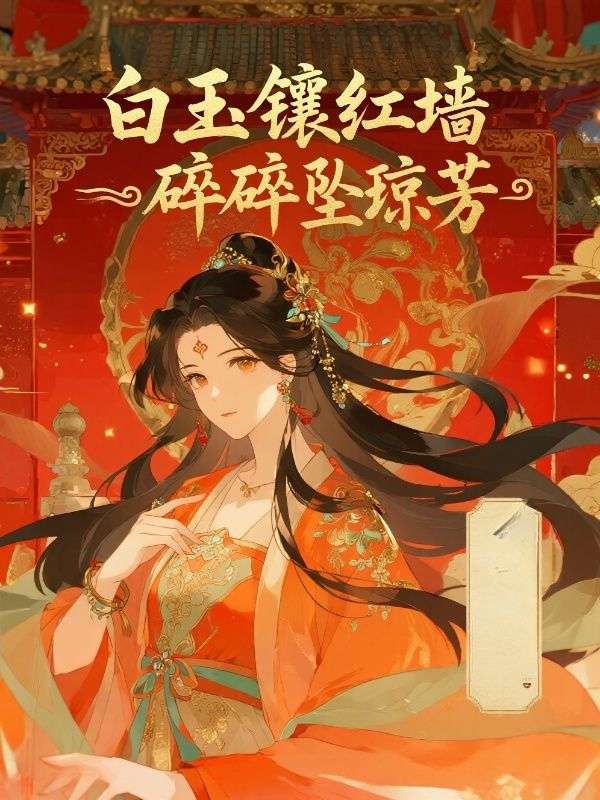 白玉鑲紅牆，碎碎墜瓊芳