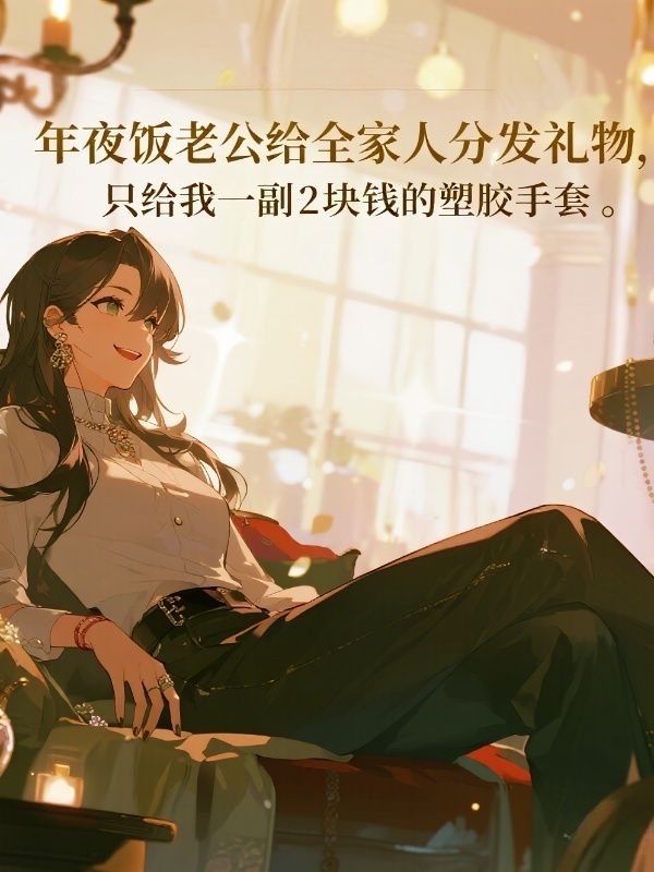 年夜飯老公給全家人分發禮物，隻給我一副2塊錢的塑膠手套